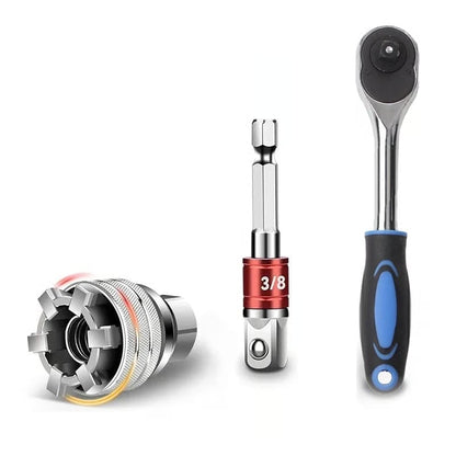 🔥 49% Off Now—Hot Sale in Progress! ⚡ Upgraded Multifunctional Adjustable Universal Socket Wrench—The Repair Master’s Essential Tool