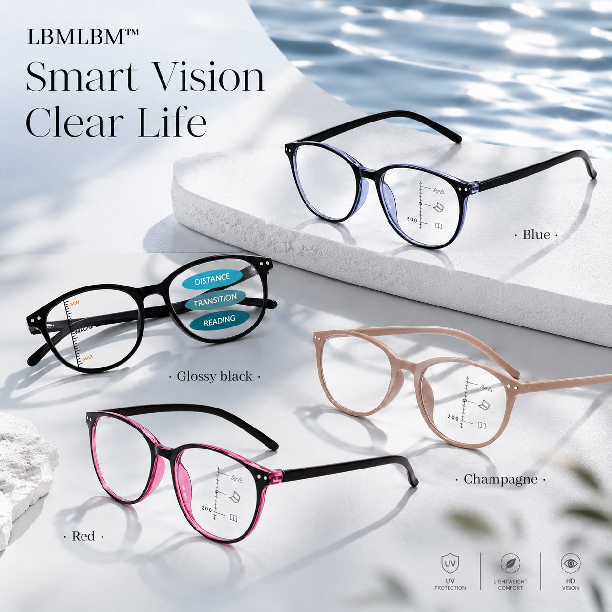 👓TIWORLD™ Progressive Multifocal Reading Glasses | No More Switching Glasses for Men & Women