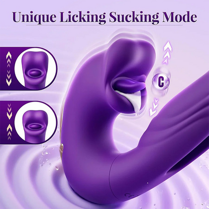 ❄️ LAST DAY 70% OFF 💋 2026 Upgraded Yagoo™ 4-in-1 Flapping & Licking Vibrator