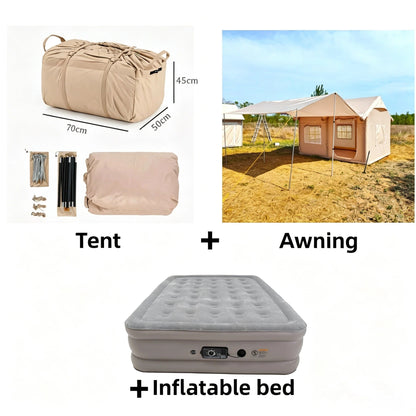 🔥Hot Sale - Waterproof Lightweight Oxford Cloth Automatic Inflatable Tent With Camping Equipment