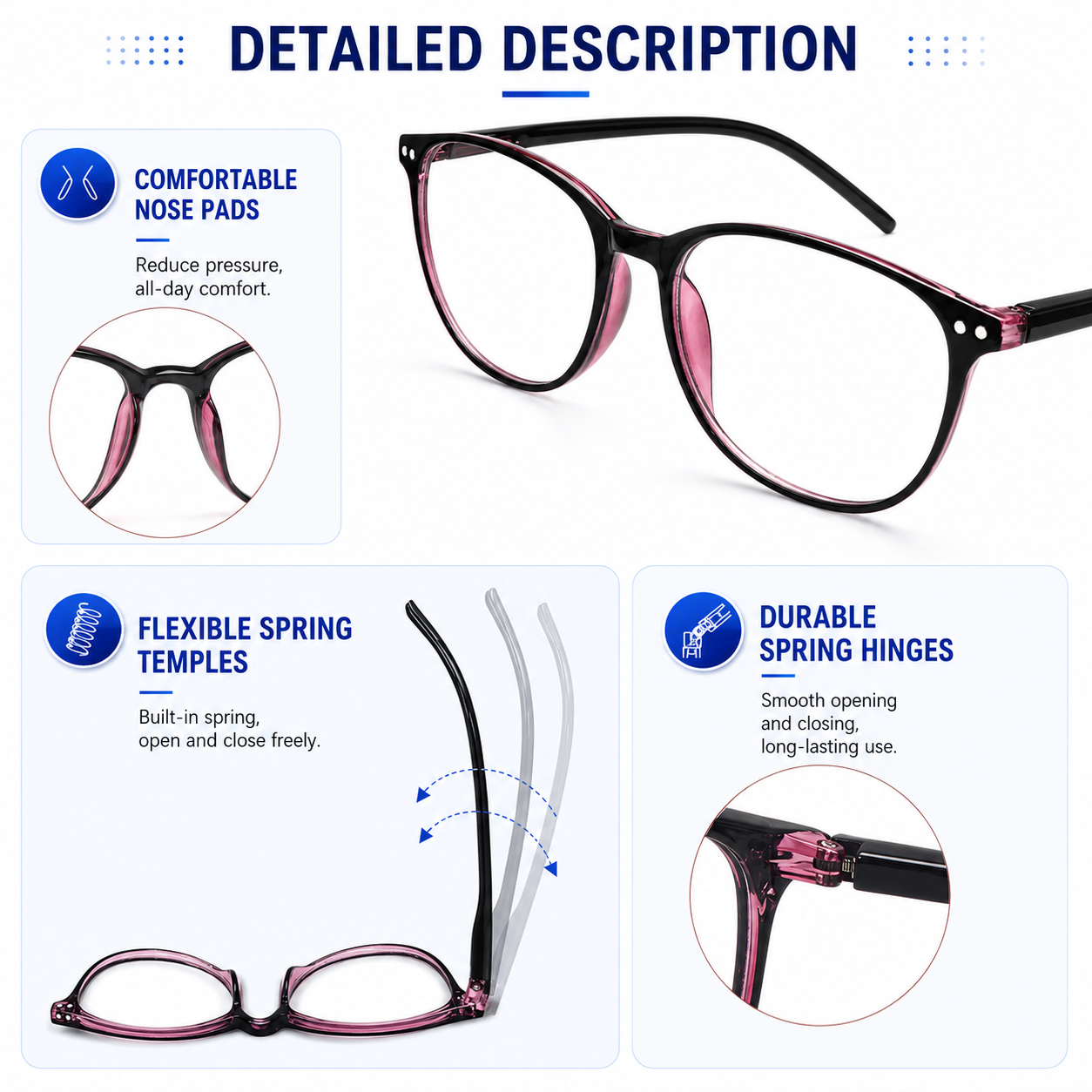 👓TIWORLD™ Progressive Multifocal Reading Glasses | No More Switching Glasses for Men & Women