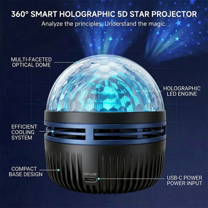 Official Store | 💖🎁TIWORLD® 360° Smart Holographic Starry Sky Projector (HD Smart Dynamic 5D)